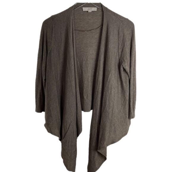 Ann Taylor Loft Waterfall Cardigan Sz M - Picture 1 of 5